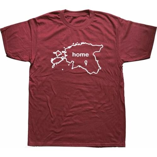 Estonia Home Birthday Funny Unisex Graphic New Cotton Short Sleeve Worlds Okayest Estonian T Shirts O-Neck Harajuku T-shirt