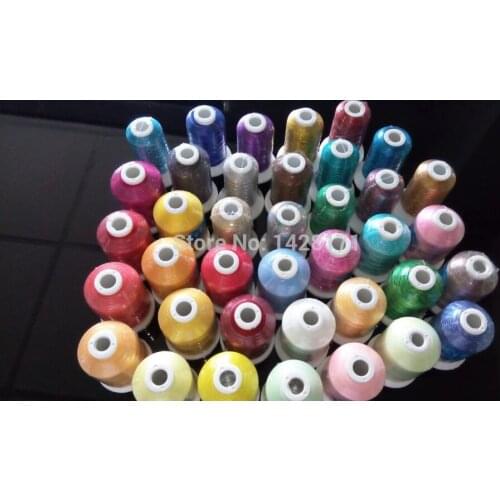 Simthread 1000m polyester thread 6 colors use for Embroidery also for buliding fishing rod color preservered with free shipping