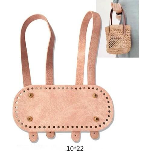 DIY Woven Bag Bag Accessories Imitation Leather Bucket Woven Bag Handbag DIY Complete Material Bag Bottom Bag Chain Bag Belt