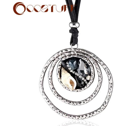 Vintage Jewelry Long Necklaces for Women Chokers Rope Chain Handmade Nature Stones Statement necklaces & pendants Jewellery 2021