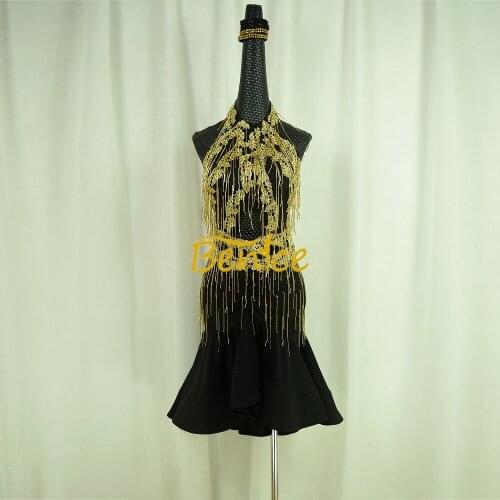 Free Shipping Latin Dance Skirt For Women Professional Sumba Dancing Skirt Adult Rumba QiaQia Latin Dress Latin Performances Dre