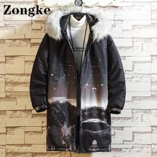 Мужские длинные парки Zongke China At AliExpress
