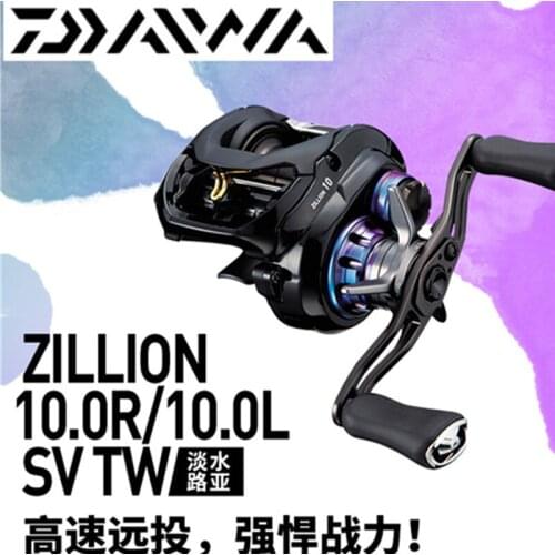 100% Original 2020 NEW DAIWA ZILLION 10.0 SV TW 10.0:1 High Gear Ratio saltwater Baitcasting Fishing Reel for carp fishing
