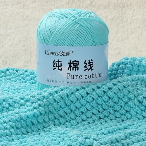 300g/lot 3# 100% Cotton Crochet Thread Cotton Thread Yarn Summer Cotton Wool Fine Yarns for Hand Knitting Threads Baby Yarns