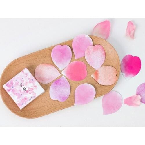 45 pcs/Set The Flower Petals Paper Sticker Decoration DIY Handmade Arts Craft Sticker