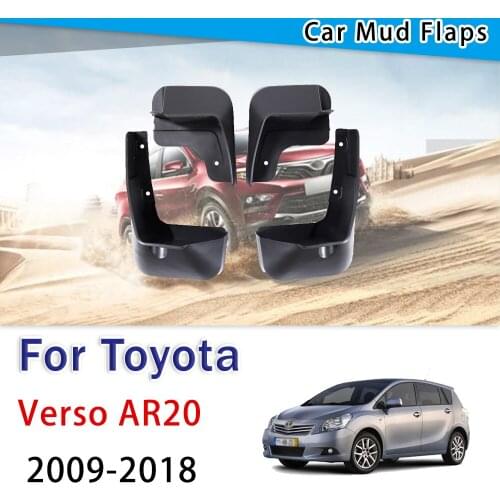 Mudflap For Toyota Verso AR20 2009-2018 Car Mud Flaps Fender Mud Guard Splash Flaps Mudguards Accessories 2010 2011 2012 2013