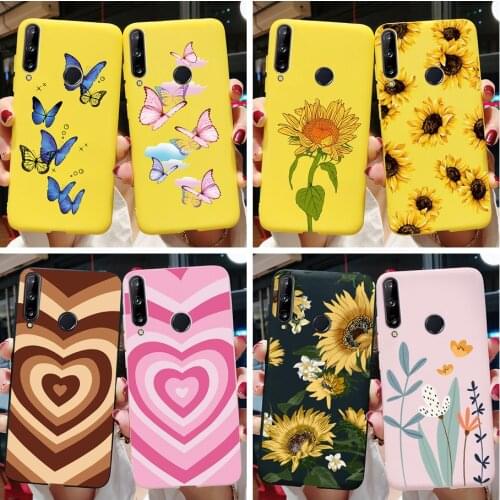 Case For Huawei Honor 9C Back Cover Clear TPU Soft Silicone Phone Case For Honor 9C 9 C AKA-L29 Huawei P40 lite E Y7p 2020 Cases