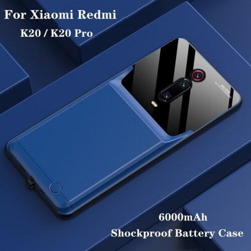 KQJYS 6000mAh Portable Battery Charger Cases for Xiaomi Redmi K20 Pro Power Bank Charging Cover Case for Redmi K20 battery case