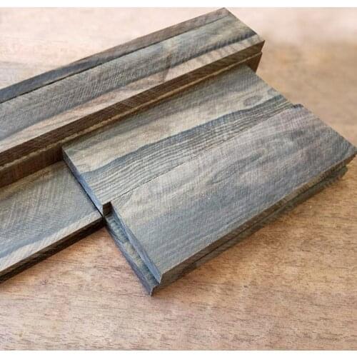 Ziricote Wood Ciricote (Cordia Dodecandra) Persimmon Wood Mexican Ebony Landscape Pattern Knife Making Materials Diy Wood Crafts