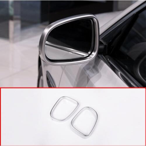 For Jaguar XE 15-16 / XF 11-16 XJ/XJL 10-16 Automotive ABS Exterior Rearview Mirror Frame Decorative Parts Trim Accessories