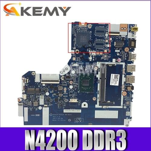 For Lenovo 320-15IAP notebook motherboard DG424 DG524 NM-B301 motherboard CPU N4200 DDR3 100% test work free shipping
