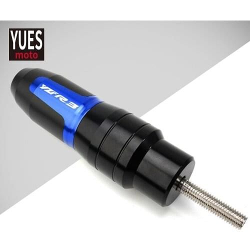 For YAMAHA YZF-R3 YZFR3 YZF R3 Motorcycle CNC Frame Exhaust Slider Crash Protection Crash Pad with logo