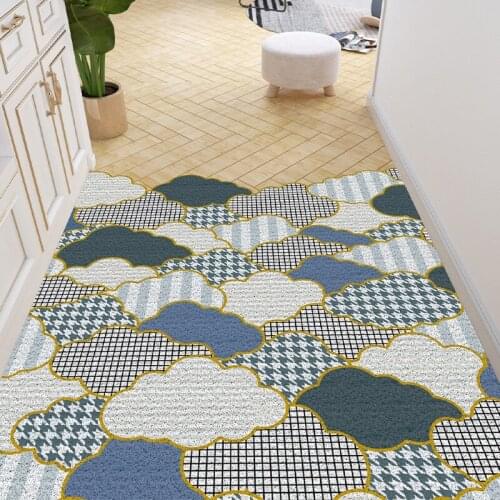Home Entrance Doormat PVC Kitchen Bath Mat Welcome Mat Mud Removing Sand-Stripping Floo RLiving Room Small Carpet Mats