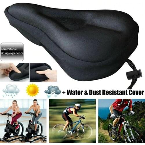 Bicycle Seat Breathable Bike Riding Saddle Seat Soft Thickened Mountain Bike Bicycle Seat Cushion Cycling Gel Pad Cushion Cover
