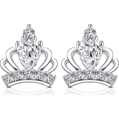 Meirenpeizi Women's Silver Earrings