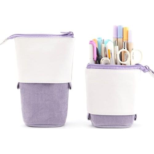 Flexible Big Pencil Case Fabric Quality School Supplies Pencil Bag Stationery Gift School Cute Pencil Box Gift for Kids