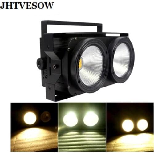Stage Blinder COB Wash Audience Lights 2 Eyes dmx Lighting 2X100W LED Matrix Blinder Lights DMX Par Stage Uplighting For Dj