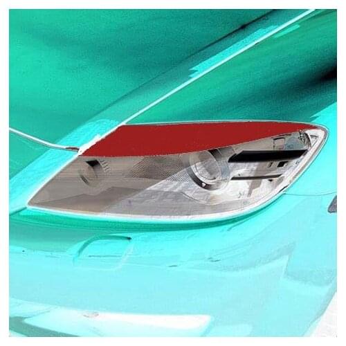 Fiberglass Headlight Eyebrows Eyelids for 2004-2008 Mazda RX8 RX-8