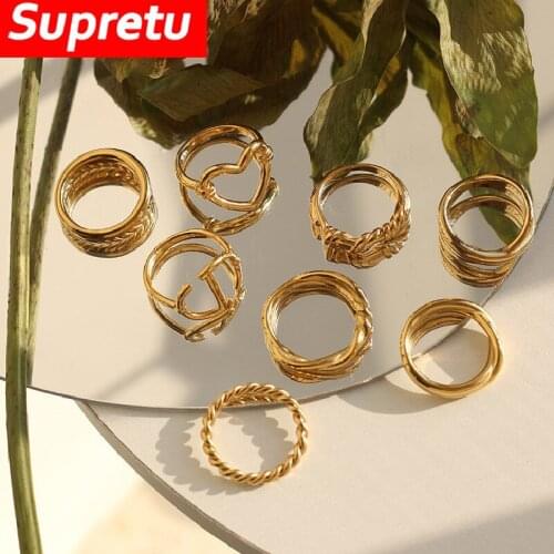 Supretu Women's Silver Rings