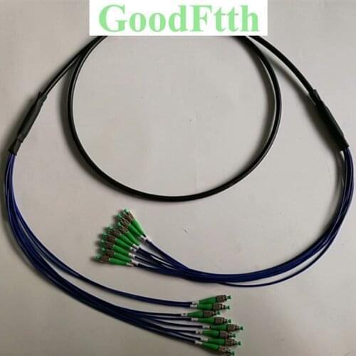 Tactical Field Armoured armored Patch Cord FC-FC APC SM 8 Cores TPU GoodFtth 100-500m