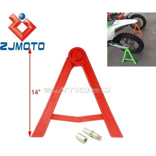 Universal Dirt Pit Bike 14mm 18mm Support Stand Side Stand Parking Triangle Kickstand For Honda Kawaski MX XC EXC CRF KX KLX
