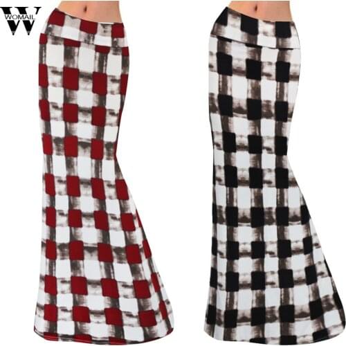 Womail Plaid Pencil Skirts China