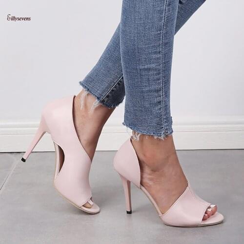 Sexy High Heels Women Sandals Pumps Summer Shoes Ladies Party Solid Color Female Silver Sandals Chaussure Femme