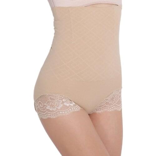 SH-0003 women shaping pants Abdominal trousers lady Lace high waist lift hip corsets slim panties