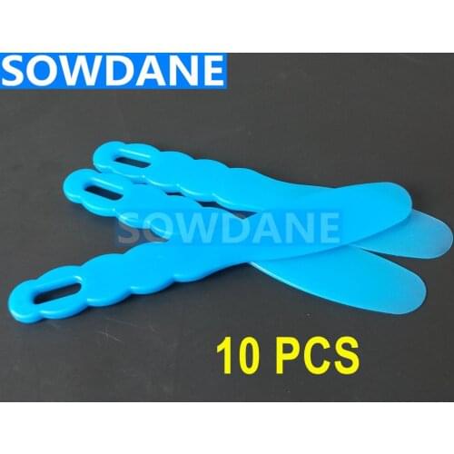 10 pcs Dental Mixing Plaster Spatula plastic medical spatula Instrument Lab Laboratory Dentist Tool