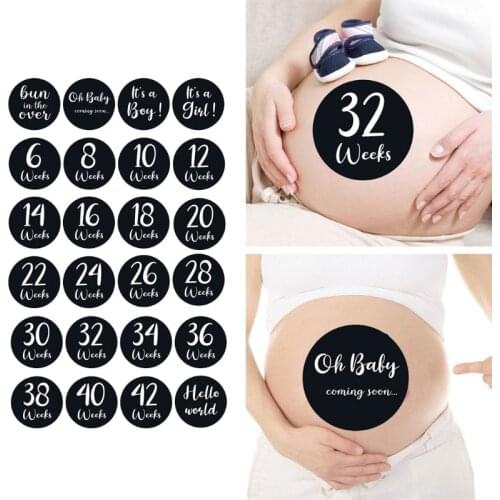 24 Sheets Milestone Photo Sharing Cards Floral Baby Age Cards Memorial Shower Gifts Newborn Photography Props