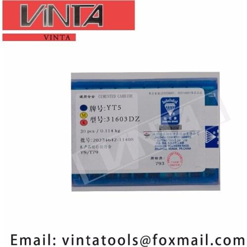 Free shipping high quality 20pcs/lots 31603DZ YG6/ YG8/ YW1/ YW2/ YT5/ YT14/ YT15 cnc carbide welding inserts