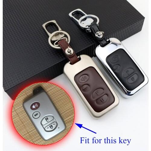 Remote Smart Key Case Fob Bag Shell Holder Ring Fit For Toyota RAV4 Avalon Sequoia Camry Highlander Kluger 2007-2011 Accessories
