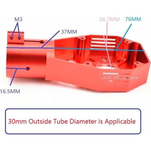 CNC D30 30mm tube motor Mount kit parts for Agricultural UAV Drone Multicopter