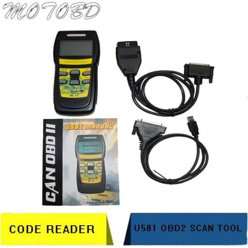 2019 New Arrival Memscan U581 OBD2 LIVE DATA Diagnostic Scan Tool Car Engine Fault Scanner Free shipping