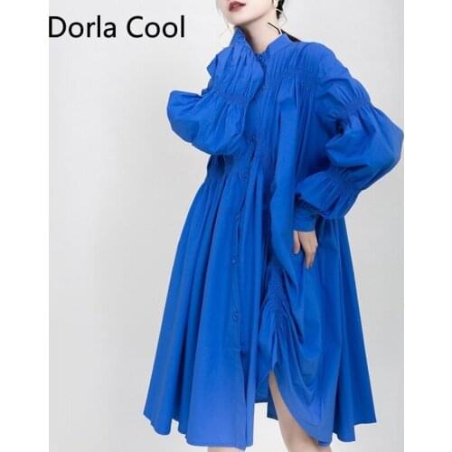 Модные платья-рубашки DORLA COOL China At AliExpress