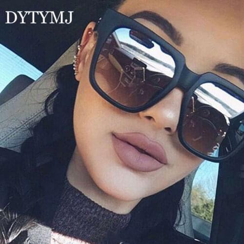 DYTYMJ Oversized Sunglasses Women Luxury Vintage Retro Sunglasses Square Big Sun Glasses Shades for Women Lentes De Sol Mujer