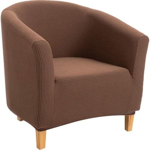 Spandex Elastic Single Seat Sofa Cover Armchair Couch Seat Cover Protector Washable Furniture Slipcover Club Tub Chair Cover