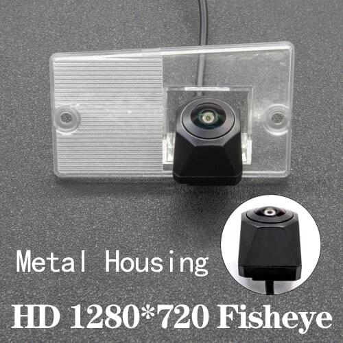 HD 1280*720 Fisheye Metal Housing Car Reversing Rear View Camera For KIA Sedona Sorento MK1 MK2 Cerato Hatchback