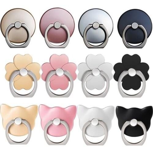 Phone Finger Ring Holder For Your Mobile Phone 360 Rotatable Stand For iphone xs Huawei Samsung Smartphone Socket Ring Bracket