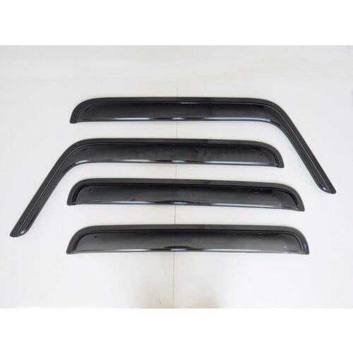 Window Visors Rain Sun Guard Vent Smoke Shade For Jeep Wrangler JK 07 08 09 10 11 12 13 14 2015 [QPA218]