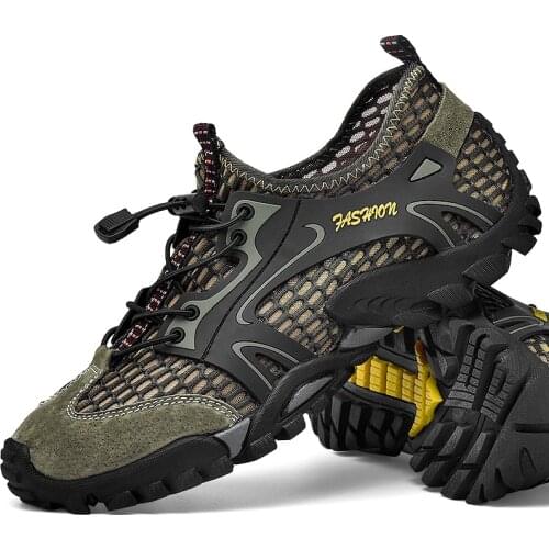 Beach Quick Dry Water Shoes Men Summer Unisex Soft Slippers Shoes Breathable Trekking Hiking Shoes Non-slip Diving Swim Sneakers