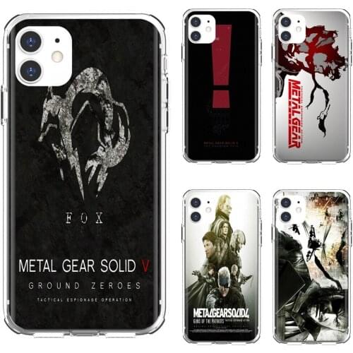 Soft Cases Cover For Xiaomi mi Redmi Note 3 4 4X 5 6 7 8 8t 9 9s 9t 10 pro lite Metal-Gear-Solid-V-Solid-Snake