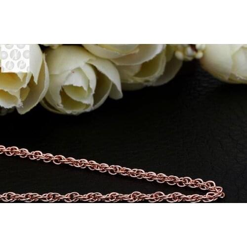 N925 Silver color Crystal Wholesale China Supply Rose long chain wholesale fashion jewelry C030