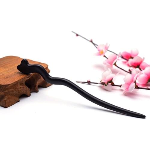 2019 new Hair accessories jewelry for women Wavy old sandalwood Hair stick Vintage jewellery Ethnic wood series hairpin