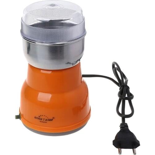 2021 New Electric Stainless Steel Coffee Bean Grinder Home Milling Machine Kitchen 220V