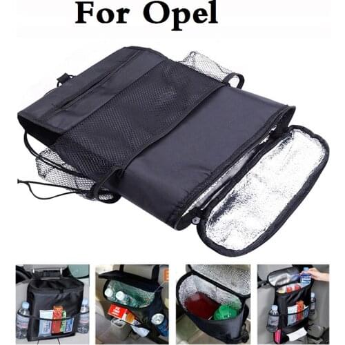 Car Seat Chair Organiser Cooler Bag Multi Pocket For Opel Insignia OPC Karl Mokka Signum Speedster Tigra Vectra OPC Vita