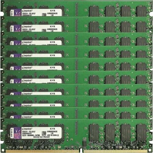 DDR2 800mhz pc2-6400 DIMM desktop RAM 200-pins 1.8v non-ECC, wholesale / volume 2R X 8 wide board Unbuffered