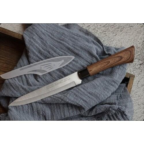 Portable Utility Kitchen Knife SET Meat Vegetable Cleaver PP Handle Stainless Steel Fruit Knives & Sheath Case Cooking Tools