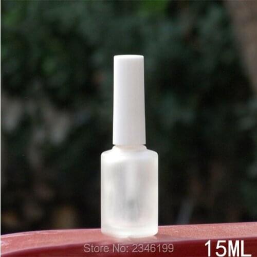 15ml 20pcs/lot Empty Glass Nail Oil Bottles, DIY Nail Oil Packaging Bottle, Superior Grade Nail Oil Container, Nail Beauty Tool