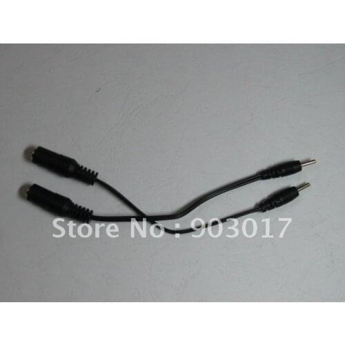 DC Power Jack 5.5x2.1mm Female to 2.5x0.7mm Male Plug Cable 18cm 0.18m 5 pcs per lot hot sale